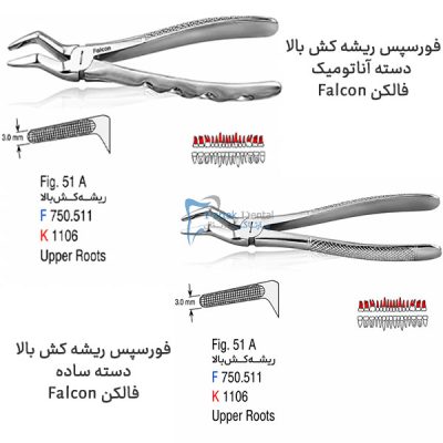 خرید و قیمت فورسپس ریشه کش بالا فالکن Falcon